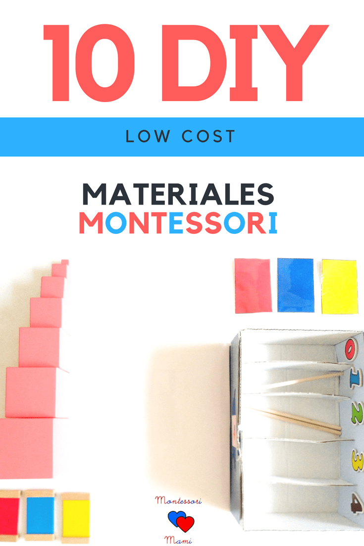 Mateeriales Montessori DIY 10 ideas