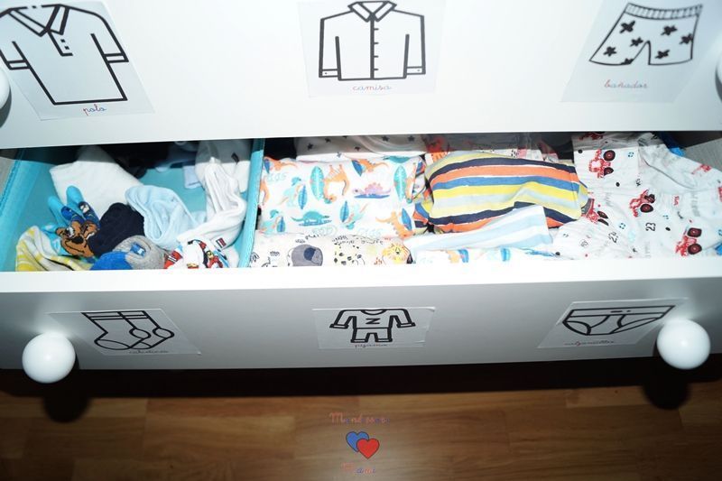 armario montessori ropa