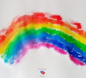 color arcoiris pintar