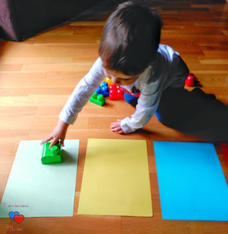 color clasificar legos