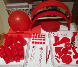 color mesa rojo