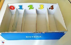 materiales montessori diy low cost caja de husos 0 al 4
