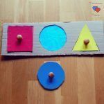 materiales montessori diy low cost puzzle formas geometricas