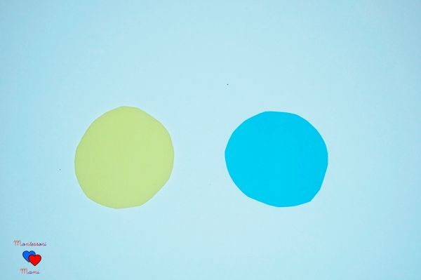 pequeño azul y pequeño amarillo