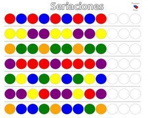 seriaciones actividades arco iris
