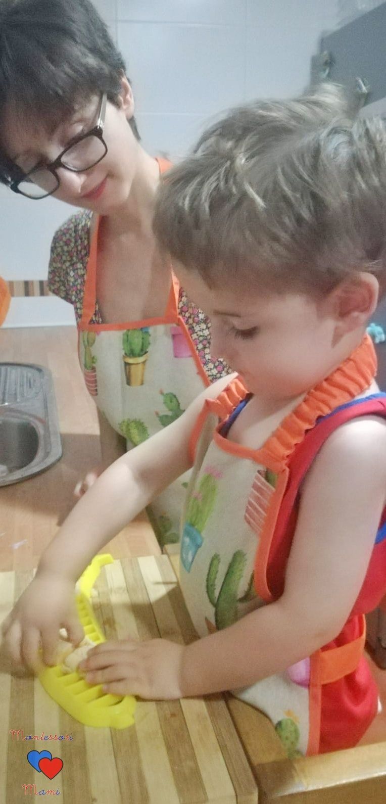 montessori cocinar con peques