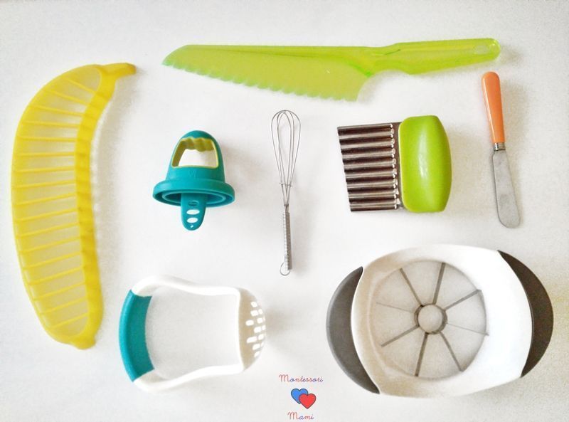 utensilios de cocina niños montessori
