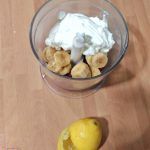helado platano y yogur