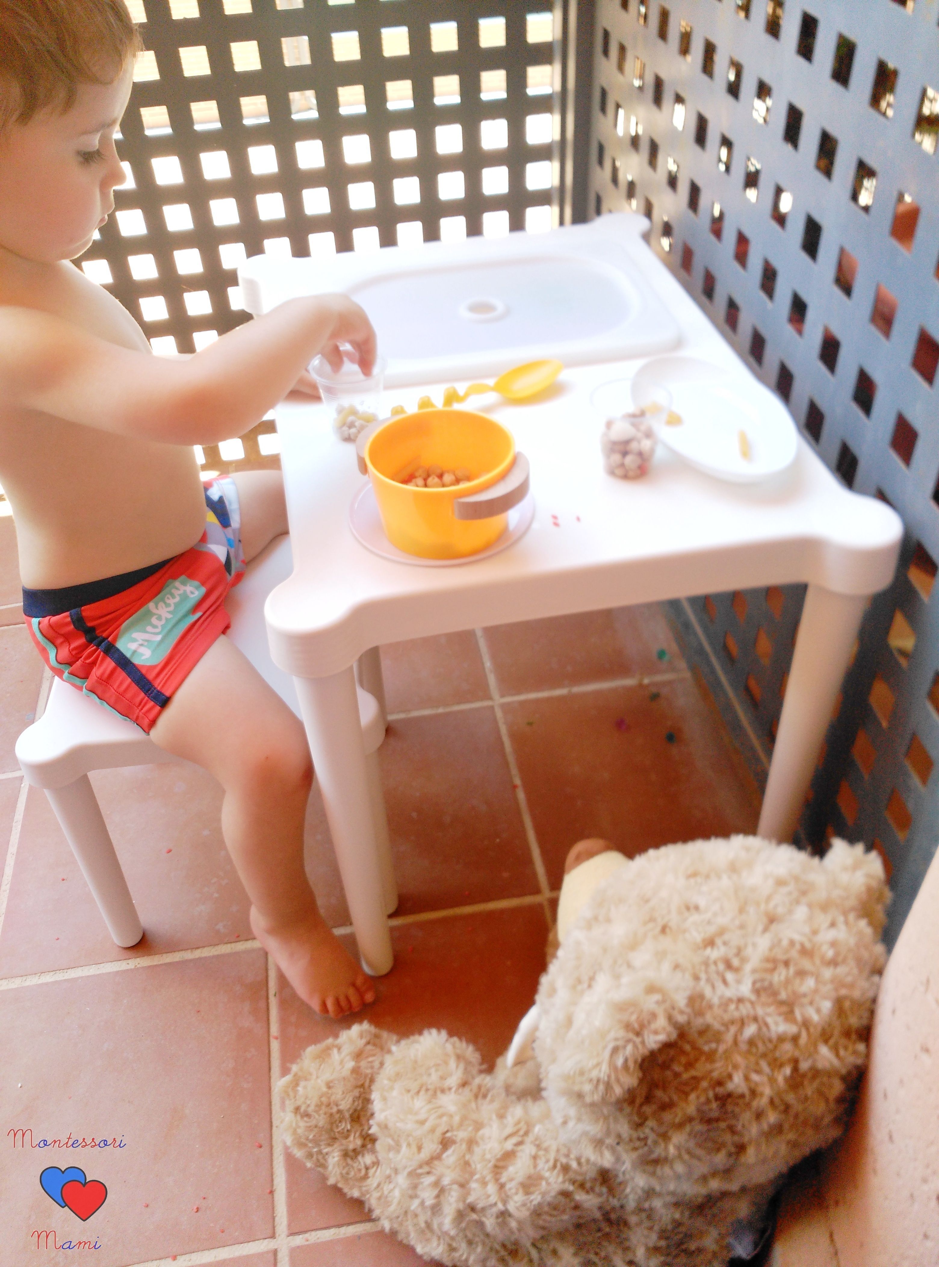 mesa sensorial diy