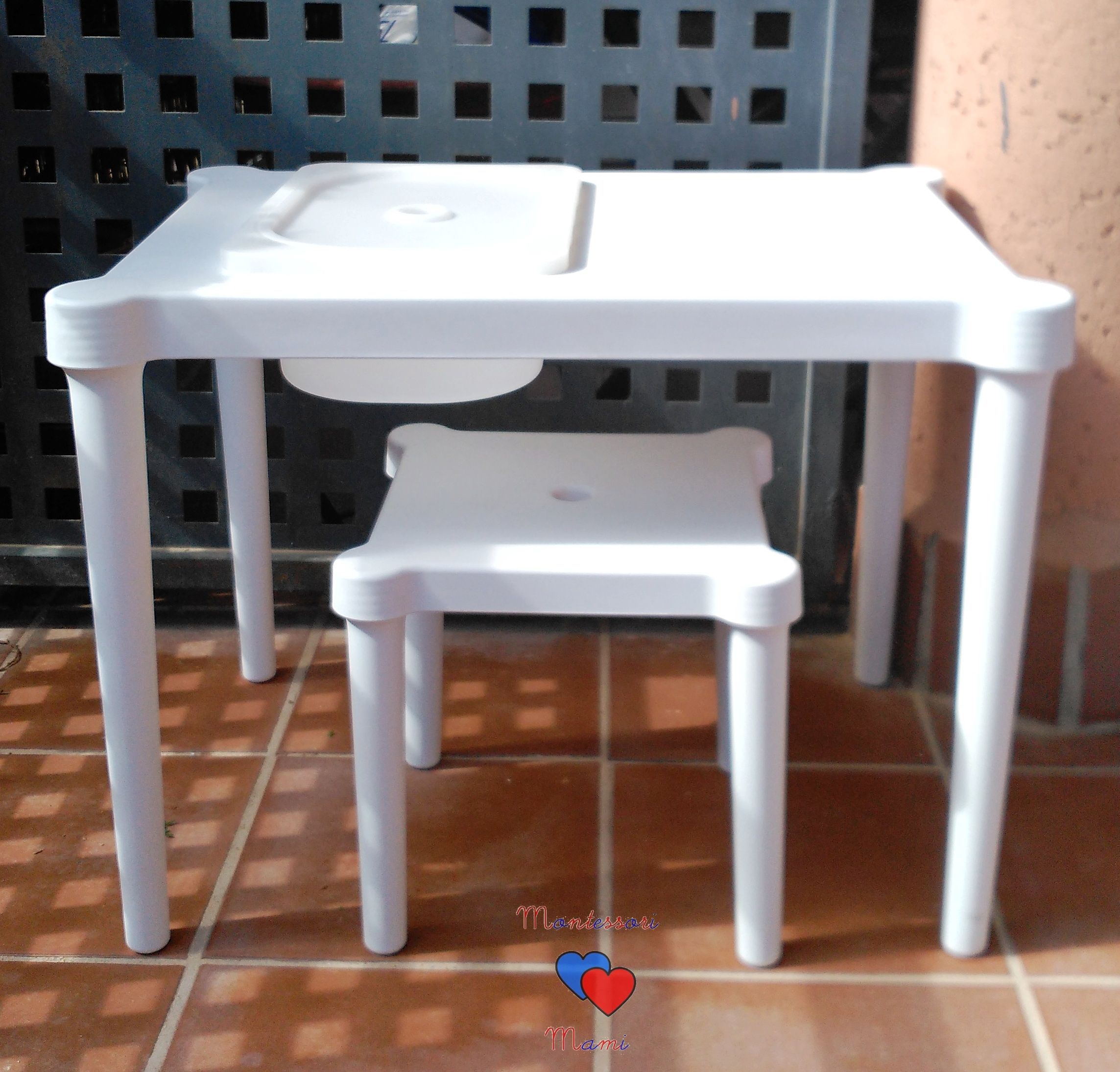 mesa sensorial ikea montessori
