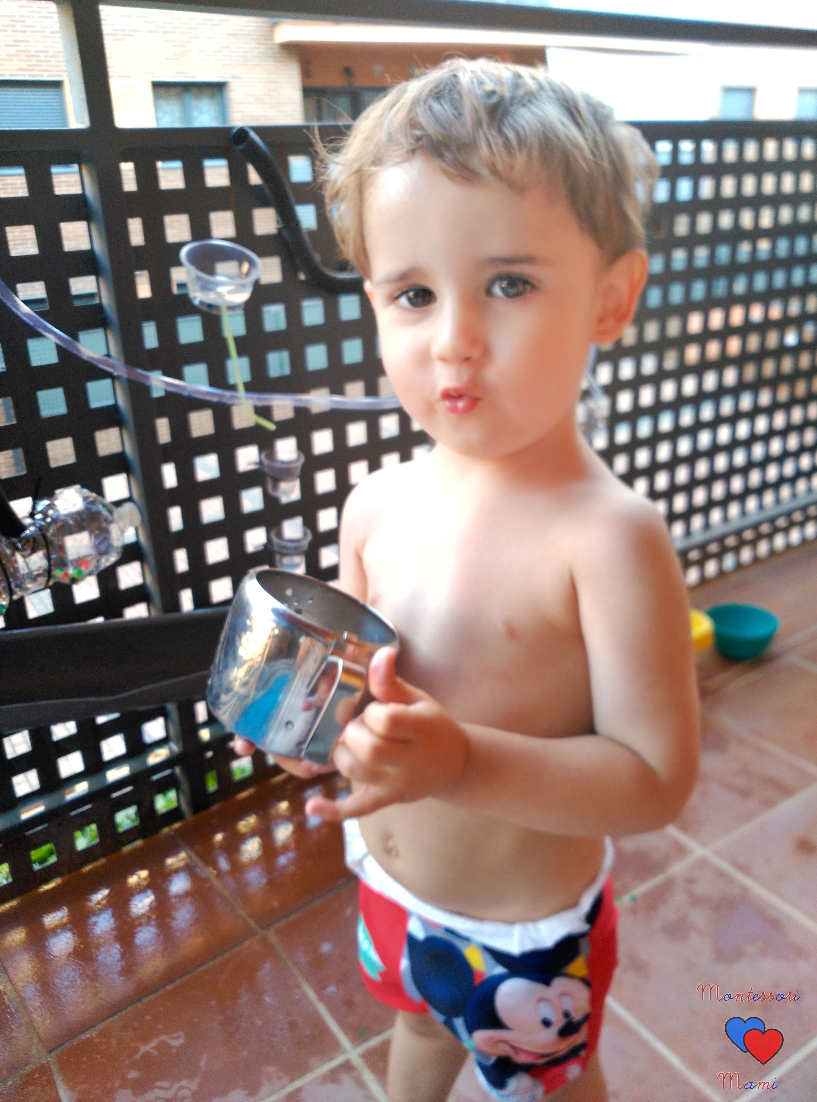 terraza de exterior montessori